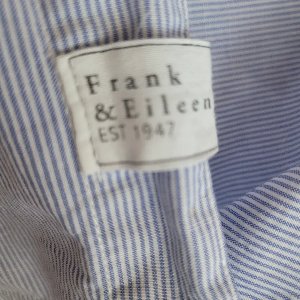Frank & Eileen Blue Striped Blouse - Picture 6 of 6
